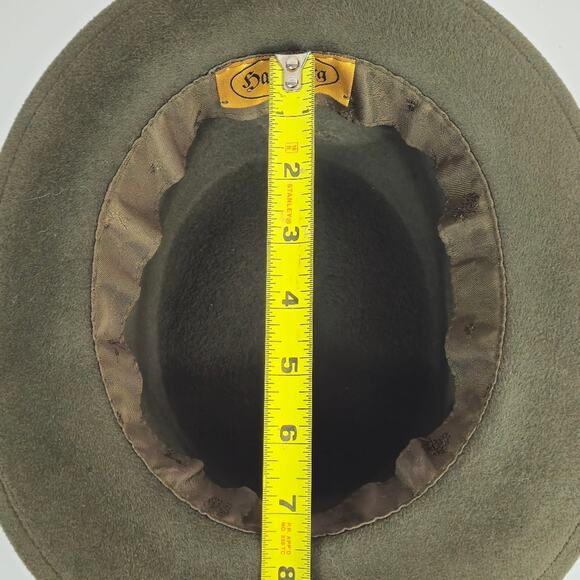 Habsburg traditional german austrian wool felt had green duck feather - Picture 10 of 13